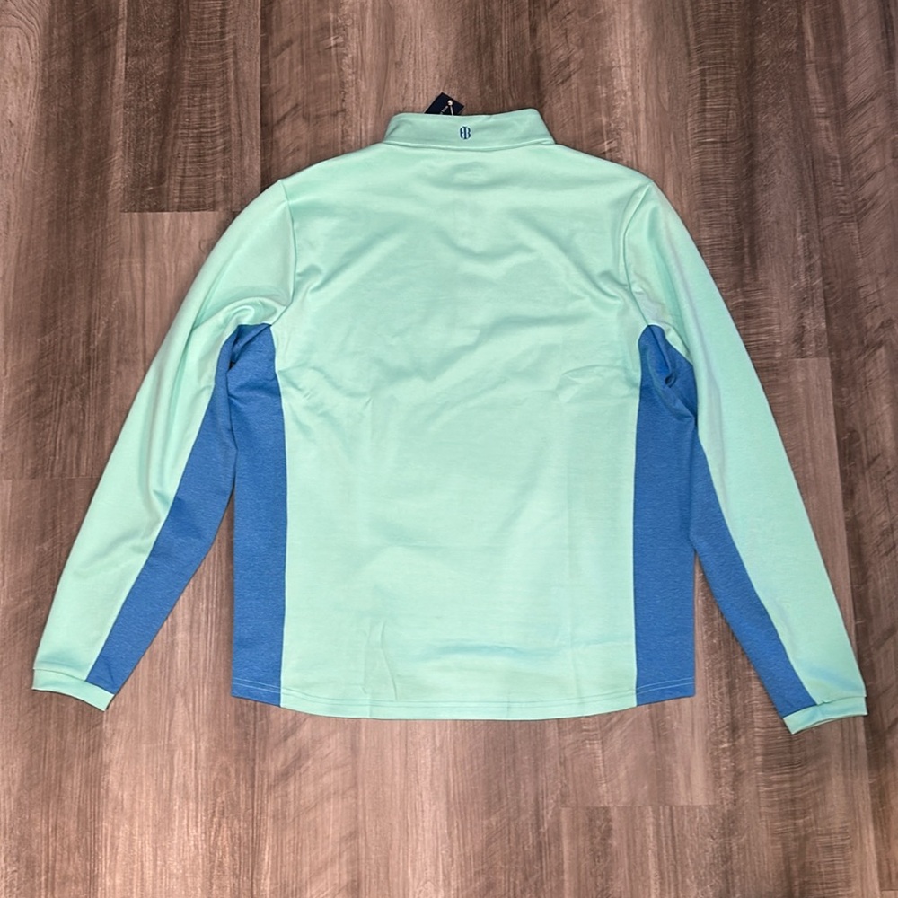 Holderness & Bourne Dry Luxe Performance Tailored Fit Quarter Zip - Large - Picture 3 of 7